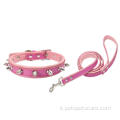 Collar per cani in pelle di lusso multicolore ecologica